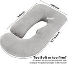 Pregnancy Pillow U Shape Full Body Maternity Pillow Support For Pregnant Women