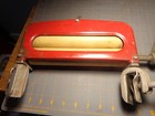 Vintage Red Washing Machine Wringer Mechanical Old Hand Crank Chamois Laundry