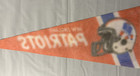 Vintage 1980s New England Patriots Full Size Pennant 28 5  X 11   Very Good Cond