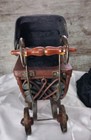 Vintage Wicker Baby Doll Carriage Buggy Victorian Stroller Home Decor Planter