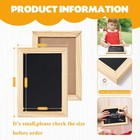 1 Pack Mini Chalkboard Sign Small Chalk Board With Unfinished Wood Frame 4 X    