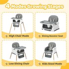 5in1 Baby High Chair Toddler Portable Foldable Feeding Booster Seat