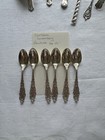 Set 6 Vintage Gorham  luxembourg  Sterling Silver  Demitasse Spoons 56g