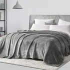 Tillyou Flannel Fleece Blanket Ultra Soft Lightweight 300gsm King And Queen