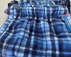 Mission Ridge Men s Blue Plaid Fleece Pajama Pants Size Medium  Sleep  Pj  Pants