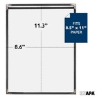 30 Pack Of Menu Covers - Single Page  2 View  Fits 8 5 X 11 Inch Paper