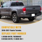 2016-21 Tacoma Left Driver Side Tail Light Housing   compatible Replacement