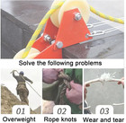 Lifting Pulley System Roof Top  Rope Block And Tackle Pulley System For Lifting