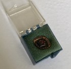 Vtg Notre Dame Lapel Pin Veritas Scientia Officium Tie Tack Pin Boxed A674