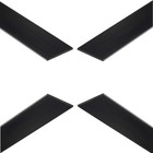 Plastic Flat Bar Strips Trim Pvc White Black Rigid Flat Plastic Sheet 1m Lengths