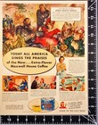 1942 Maxwell House Coffee John Philip Sousa Nashville Vintage Print Ad