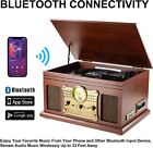 10-in-1 Bluetooth Record Player Multifunctional 3-speed Turntable Vinyl Record