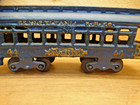 Antique Heavy Cast Iron Pennsylvania R r  Co  Passenger Train Observation Car 44