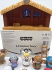 Fisher Price Little People Christmas Nativity Manger Set With Box   Figures