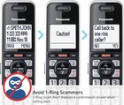 Panasonic Cordless Phone System Answering Machine 5 Handset Bluetooth Call Block