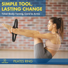 Fitness Circle     14 Inch Pilates Ring For Focusing On Toning Inner Thighs  Arms 