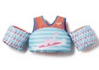 Speedo Splash Jammer Life Jacket Vest Kids Weight 33-55 Lbs Dinosaur Surfing New