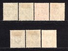  524      East Africa   Uganda Kgv 1921  wmk Script  3c  To 50c  Sg66-71 M mint