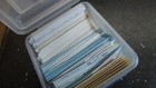 Stampsweis Sweden Classic Stamps In Glassines Cards In A Plastic Bin Many 100s