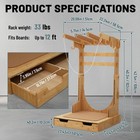 Surfboard Stand Racks Sturdy Surf Rack Of Free Wall Mount For 4 Boards