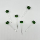 Vintage Olive Martini Glass S 6 Cocktail Picks Green Olive W pimentos Bar 3 25   
