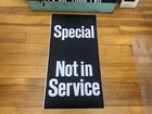 R21-36 14  Wide Ny Nyc Subway Roll Sign Special Not In Service End Route Nycta
