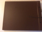 Vintage Unused Photo Scrapbook plain Black Pages 11  X 14    25 Pages brown Tan