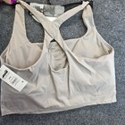 Avia Square Neck Sports Bra Xxxl Grey Racerback Stretch Running Athletic Workout