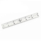 Fairgate 6  Standard Aluminum English Ruler 20-106 Made In Usa