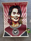 Shepard Fairey Freedom To Lead Daw Aung San Suu Kyi - Obey Early Print 36 X 24