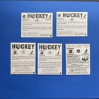 1987-88   1988-89 Panini Sticker 5x Lot Detroit Red Wings Sharples Chabot Jersey