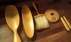 Vtg Ivory Celluloid Bakelite Vanity Set - Oonen Co  France Art Deco Era Tools