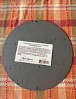 Ande Rooney Santa Fe Railway Porcelain Enamel Sign 10 Inch Round Made In Usa