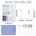 48 Boxes Travel Sewing Kit Mini Sewing Kit Bulk Needle Thread Portable Tools    