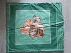 Vintage Ukrainian Folk Art Cross Stitch Embroidered Throw Pillow Cover 18 x16 