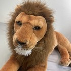 Kellytoy Plush Male Lion Doll Huge Fur Mane Stuffed Animal Large Big Realistic
