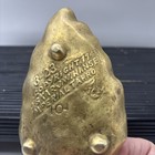 Vintage Virginia Metalcrafters 3 23 1948 Imperial Tarro Solid Brass Tray Bowl