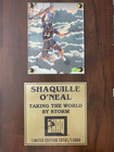Shaquille O   neal Plaque 1992 Classic Taking World By Storm Limited  15000 Coa