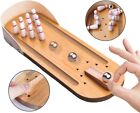 Table Top Mini Bowling Game Set-tabletop Wooden Board Mini Arcade Desktop Office