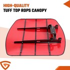 Shield Tuff Top Tractor Canopy For 2  X 2  Or 2  X 3  Rops 48  X 52 -red Us