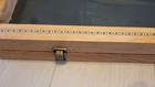 50  Off Oak Display Case  14 x 21  X 2 5  For Arrowheads  Collectibles   More