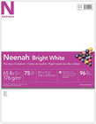   Bright White Cardstock  8 5  X 11   65 Lb 176 Gsm  White  75 Sheets  90905-02 