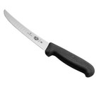 Victorinox 6-inch Boning Knife With Granton Edge  Black