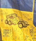 Ukrainian Army Colored Flag Signed  Souvenirs Zsu  From Ukraine