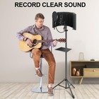 Microphone Isolation Shield With Pop Filter   Tripod Stand For Vocal Recording