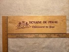 1 Rare Wine Wood Panel Domaine Du Pegau France Vintage Crate Box Side 6 25 A423