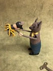 Antique Schuco Hopsa Mechanical Wind-up Mouse   Baby Toy     Us Zone Germany