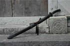 Damascus Folded Steel Chinese Saber Qing Dynasty Sword Battle Ready Sharp