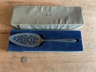 Oneida Grosvenor 1921 Cake Server Pie Knife Community Plate Original Box Vintage