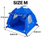 Breathable Washable Pet Puppy Kennel Dog Cat Folding Indoor Outdoor House Bed   